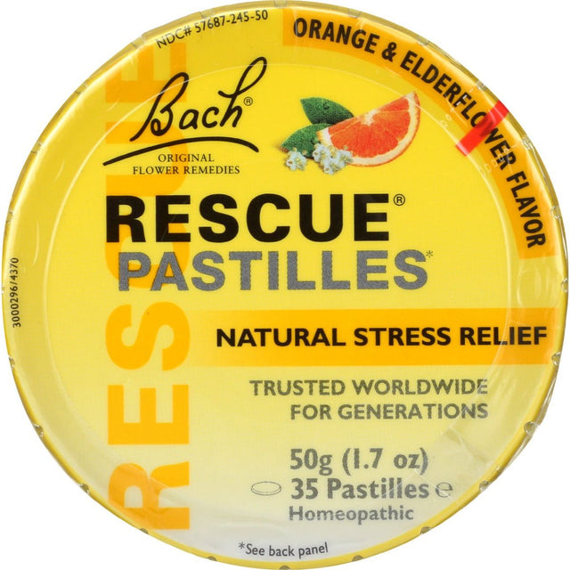 BACH: Original Flower Remedies Rescue Remedy Pastilles, 50 gm - #tag1# - #tag2#