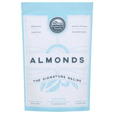BACKATTACK SNACKS: The Signature Recipe Almonds, 8 oz - #tag1# - #tag2#