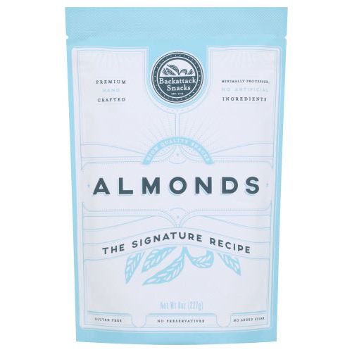 BACKATTACK SNACKS: The Signature Recipe Almonds, 8 oz - #tag1# - #tag2#