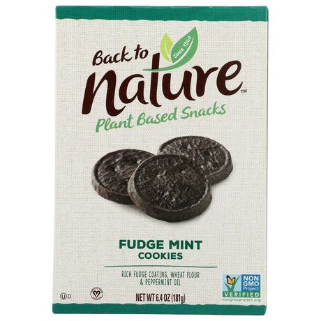 BACK TO NATURE: Cookies Fudge Mint, 6.4 oz - Sunshine Co Op. - #tag1# - #tag2# - #tag3# - #tag4#