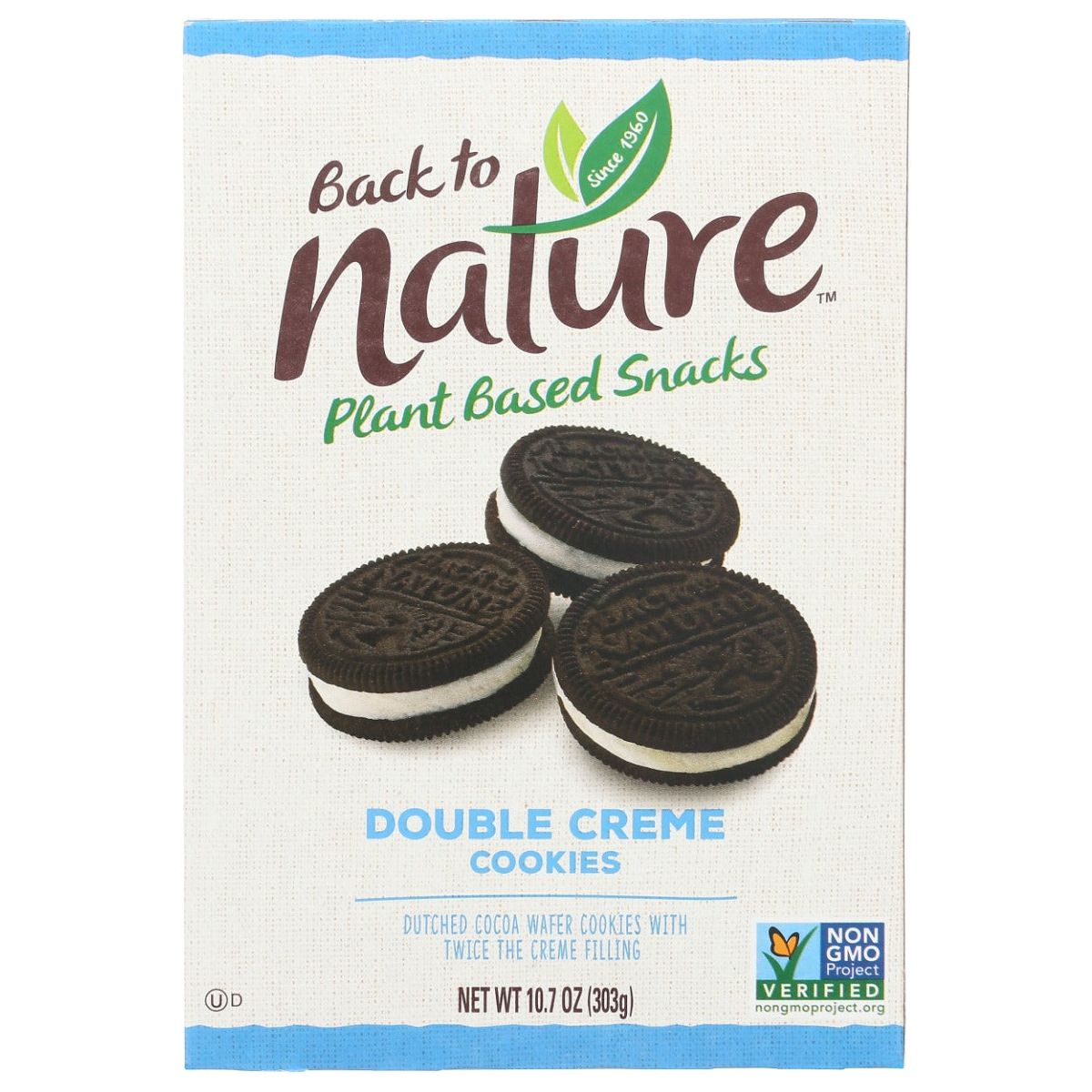 BACK TO NATURE: Double Classic Creme Cookies, 10.7 oz - #tag1# - #tag2#