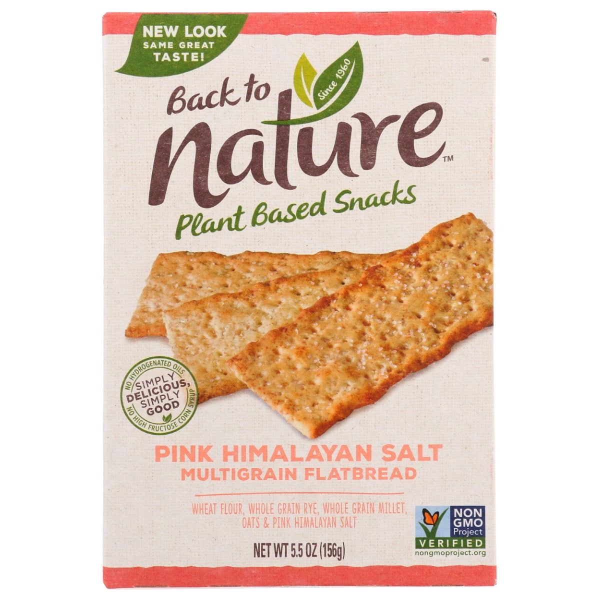 BACK TO NATURE: Pink Himalayan Salt Multigrain Flatbread Cracker, 5.5 oz - Sunshine Co Op. - #tag1# - #tag2# - #tag3# - #tag4#