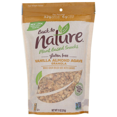 BACK TO NATURE: Vanilla Almond Agave Granola, 11 oz - #tag1# - #tag2#