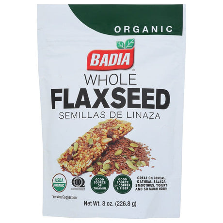 BADIA: Flax Seed Organic, 8 oz - #tag1# - #tag2#