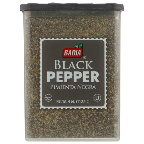 BADIA: Ground Black Pepper, 4 Oz - #tag1# - #tag2#
