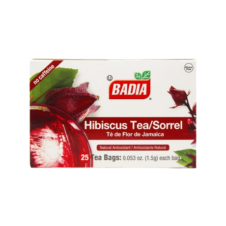 BADIA: Hibiscus Tea Bags, 25 bg - Sunshine Co Op. - #tag1# - #tag2# - #tag3# - #tag4#