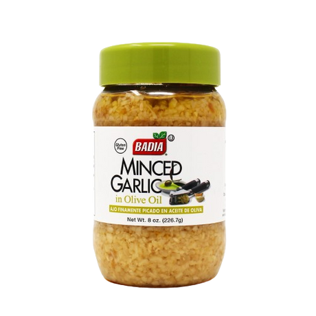 BADIA: Minced Garlic In Olive Oil, 8 oz - Sunshine Co Op. - #tag1# - #tag2# - #tag3# - #tag4#