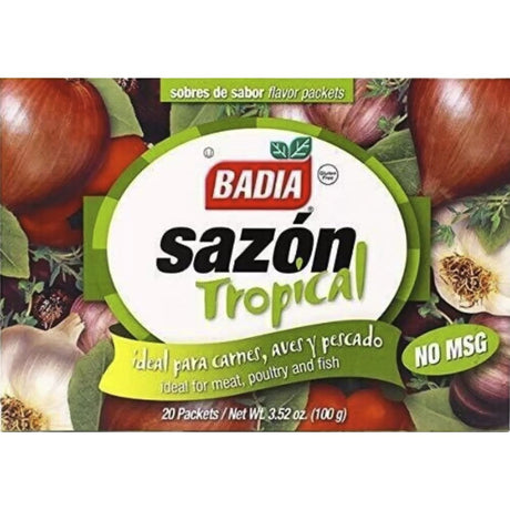 BADIA: Sazon Tropical No Msg 20 Count, 3.52 oz - #tag1# - #tag2#
