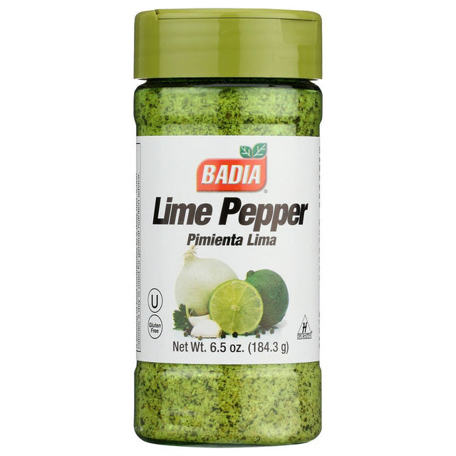 BADIA: Seasoning Lime Pepper, 6.5 OZ - #tag1# - #tag2#