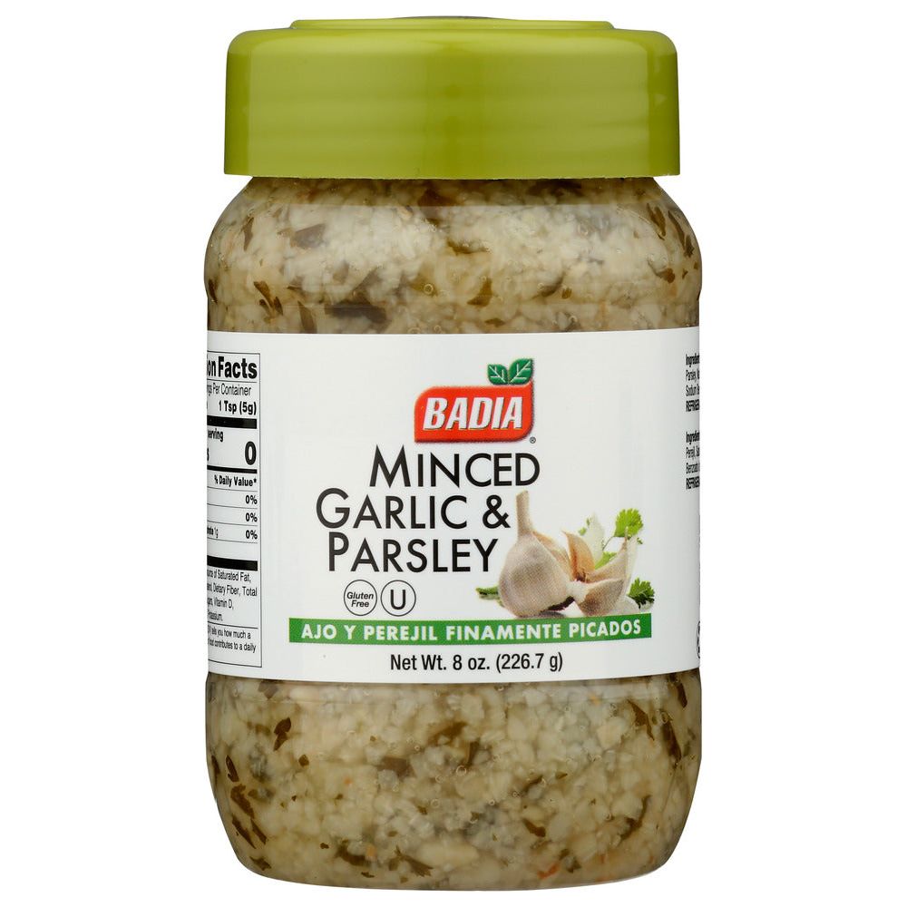 BADIA: Spice Garlic Minced Parsl, 8 OZ - #tag1# - #tag2#