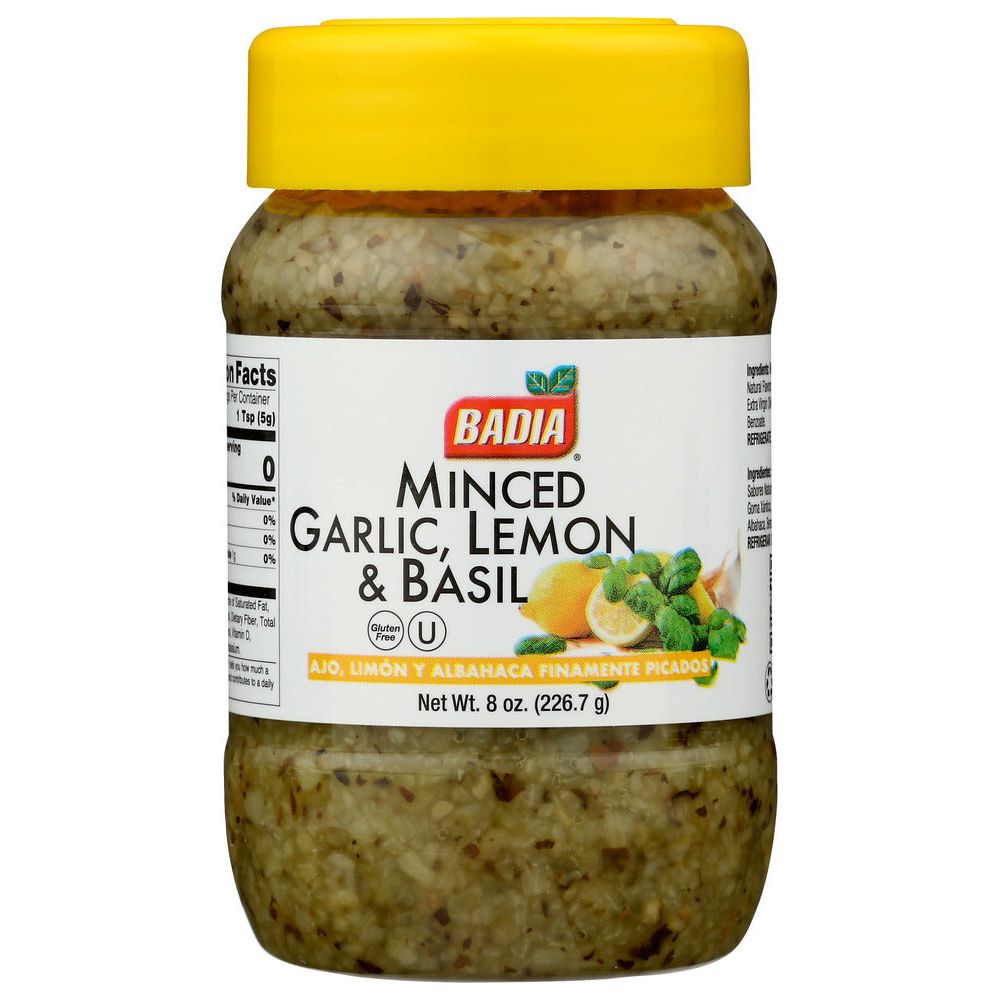 BADIA: Spice Grlc Mince Lmn Basi, 8 OZ - #tag1# - #tag2#