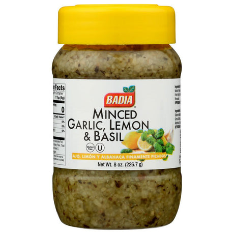BADIA: Spice Grlc Mince Lmn Basi, 8 OZ - #tag1# - #tag2#
