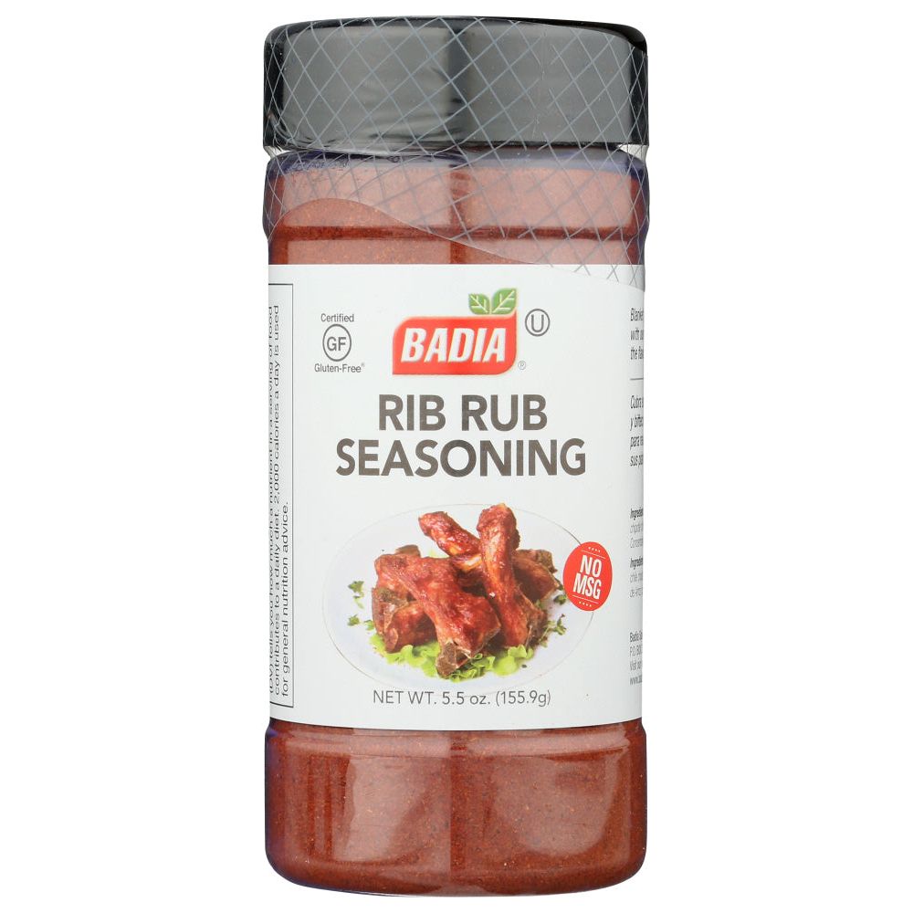 BADIA: Spice Rub Rib, 5.5 OZ - #tag1# - #tag2#
