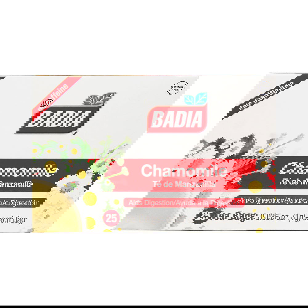 BADIA: Tea Chamomile, 25 bg - Sunshine Co Op. - #tag1# - #tag2# - #tag3# - #tag4#