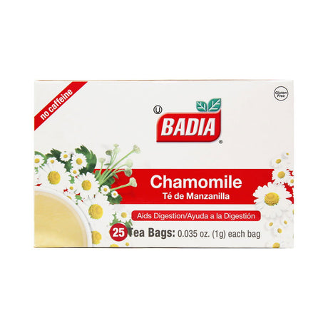 BADIA: Tea Chamomile, 25 bg - Sunshine Co Op. - #tag1# - #tag2# - #tag3# - #tag4#