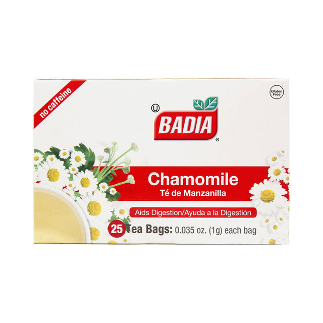 BADIA: Tea Chamomile, 25 bg - Sunshine Co Op. - #tag1# - #tag2# - #tag3# - #tag4#
