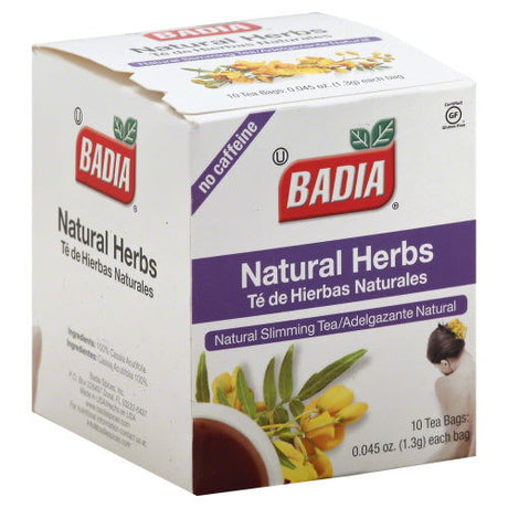 BADIA: Tea Natural Herb, 10 BG - #tag1# - #tag2#