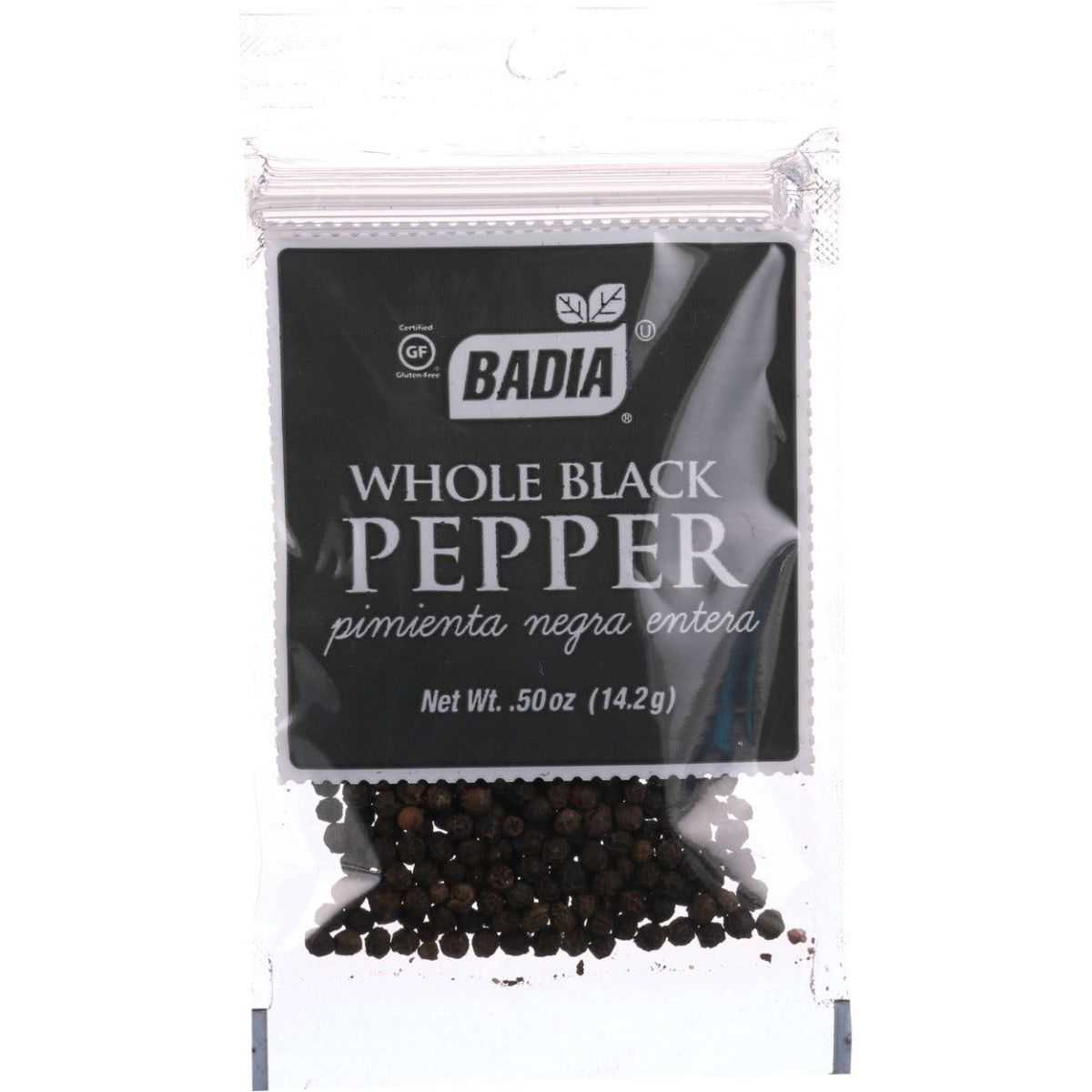 BADIA: Whole Black Pepper, 0.5 oz - Sunshine Co Op. - #tag1# - #tag2# - #tag3# - #tag4#