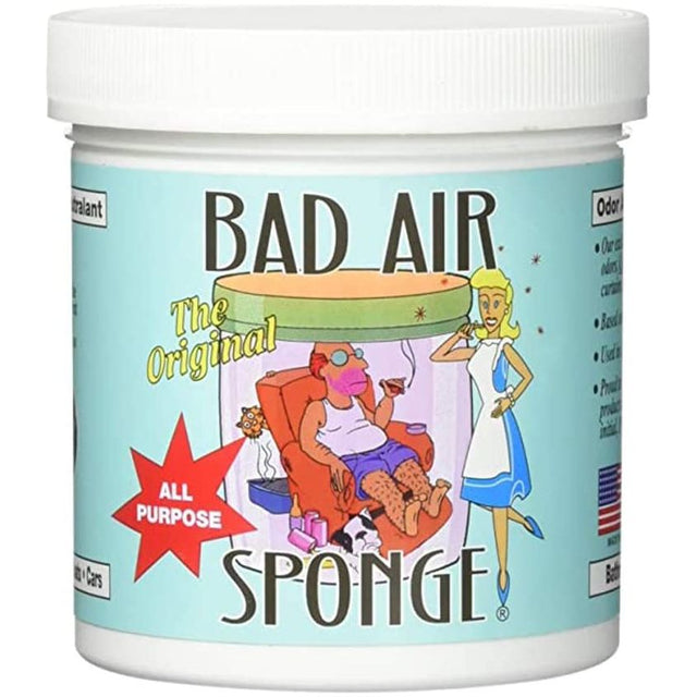 BAD AIR SPONGE: The Original Odor Absorbing Neutralant, 14 oz - #tag1# - #tag2#