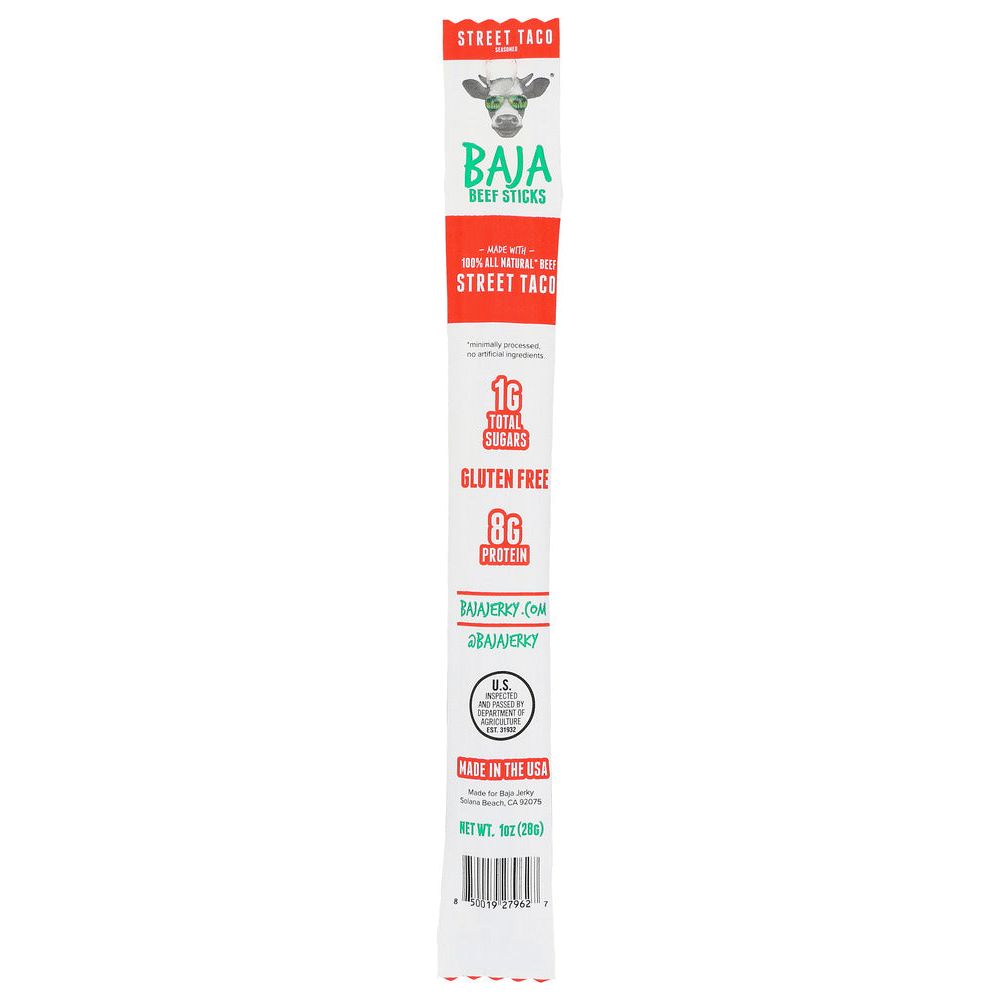 BAJA BEEF STICKS: Street Taco Beef Stick, 1 oz - #tag1# - #tag2#