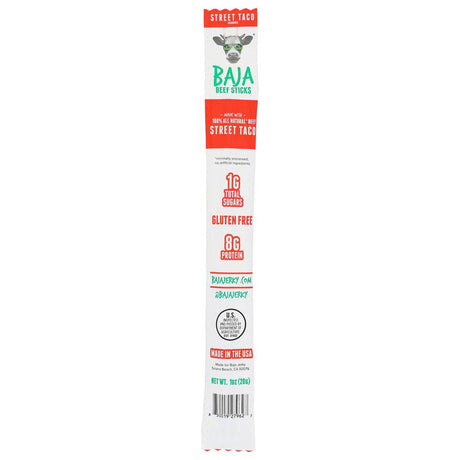 BAJA BEEF STICKS: Street Taco Beef Stick, 1 oz - #tag1# - #tag2#