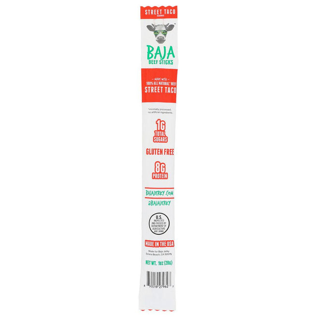 BAJA BEEF STICKS: Street Taco Beef Stick, 1 oz - #tag1# - #tag2#