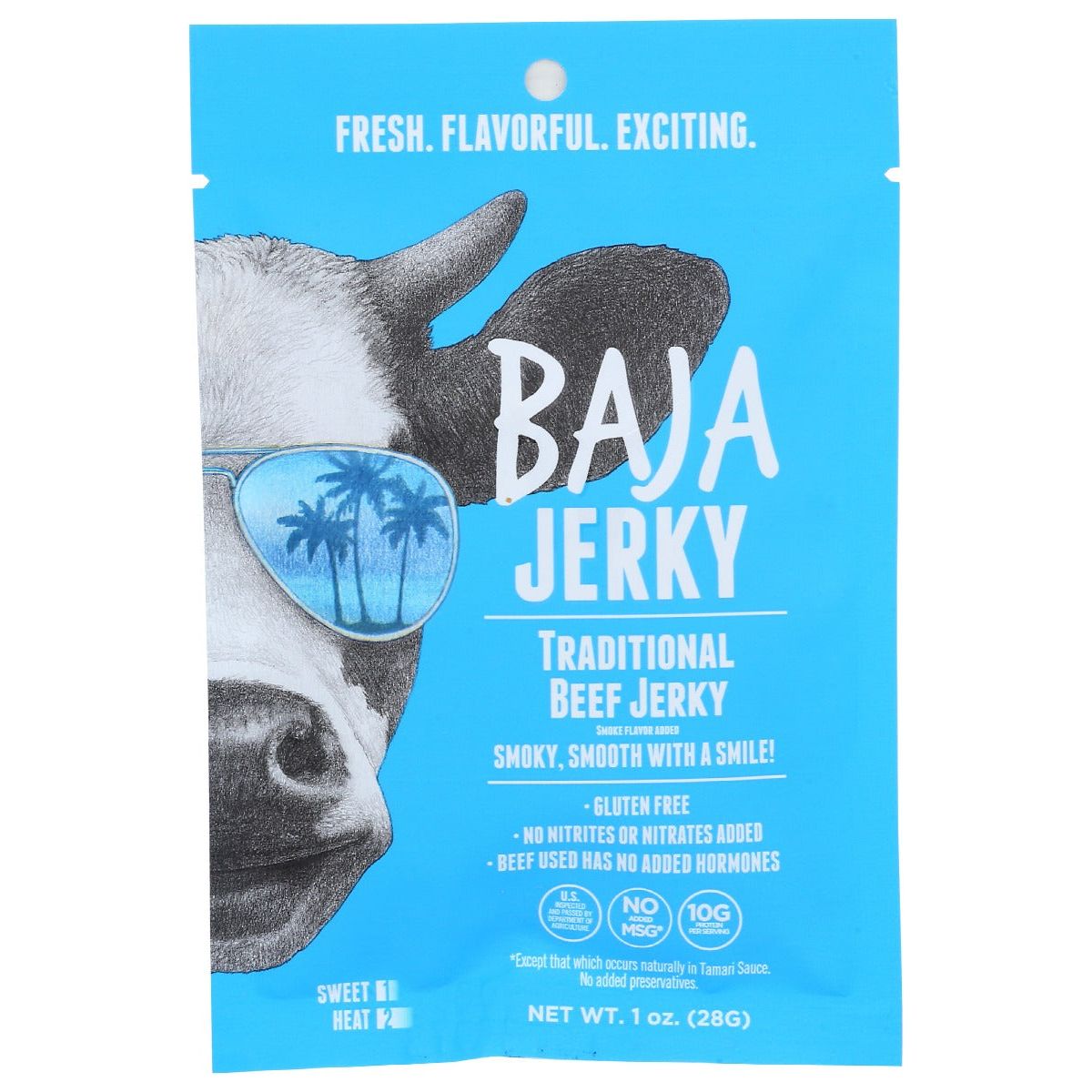 BAJA JERKY: Jerky Traditional, 1 oz - #tag1# - #tag2#