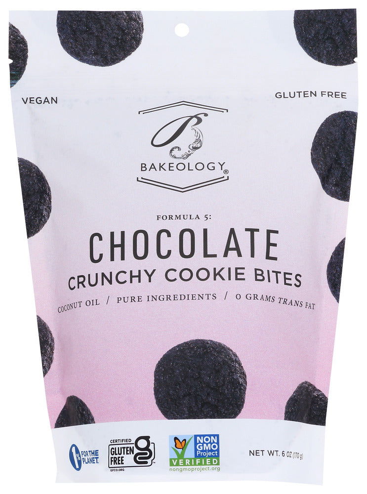 BAKEOLOGY: Cookie Bites Chocolate, 6 oz - #tag1# - #tag2#