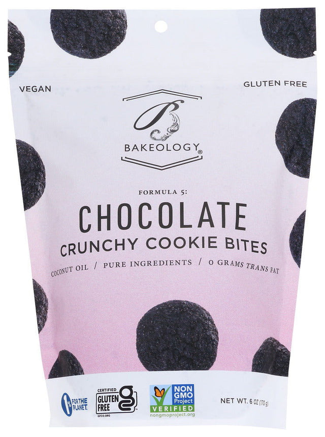 BAKEOLOGY: Cookie Bites Chocolate, 6 oz - #tag1# - #tag2#
