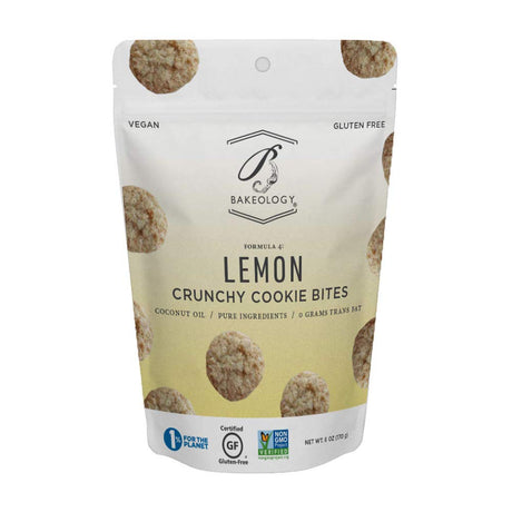 BAKEOLOGY: Cookie Bites Lemon, 6 oz - #tag1# - #tag2#
