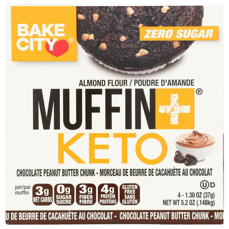 BAKE CITY: Muffin Chocolate Peanut Butter, 5.2 oz - #tag1# - #tag2#