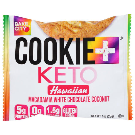 BAKE CITY USA: Cookie Keto Hwaiian, 1 oz - #tag1# - #tag2#