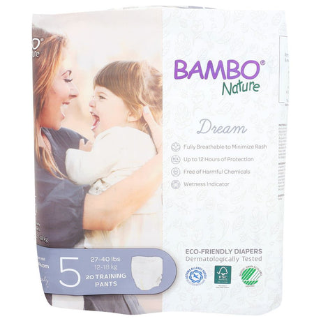 BAMBO NATURE: Dream Training Pants Size 5, 20 pk - #tag1# - #tag2#