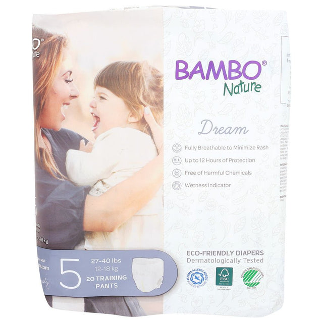 BAMBO NATURE: Dream Training Pants Size 5, 20 pk - #tag1# - #tag2#