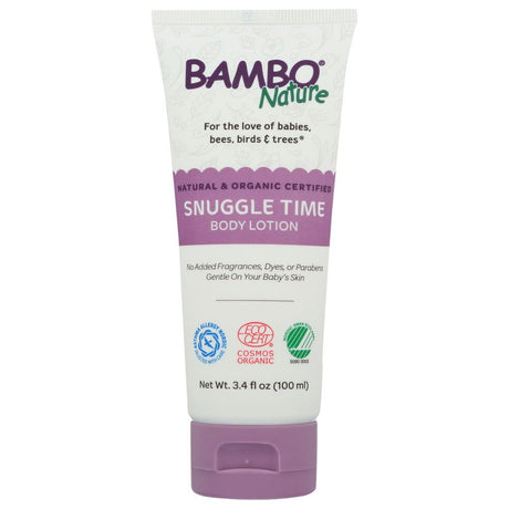 BAMBO NATURE: Lotion Body Snuggle Time, 3.4 oz - #tag1# - #tag2#