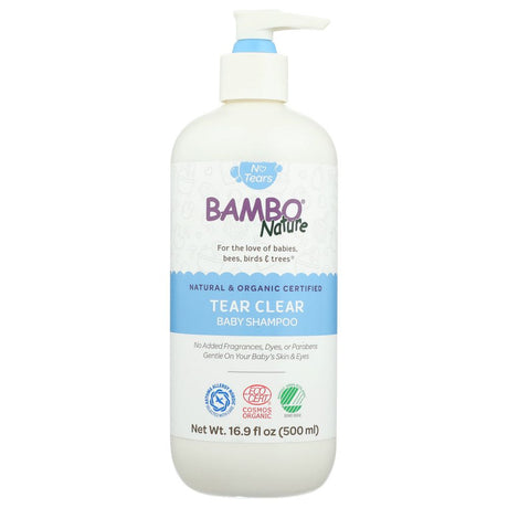 BAMBO NATURE: Shampoo Baby Tear Clr, 16.9 OZ - #tag1# - #tag2#