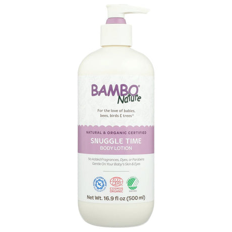 BAMBO NATURE: Snuggle Time Body Lotion, 16.9 oz - #tag1# - #tag2#