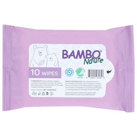 BAMBO NATURE: Wipe Wet Tidy Bottom, 10 pk - #tag1# - #tag2#