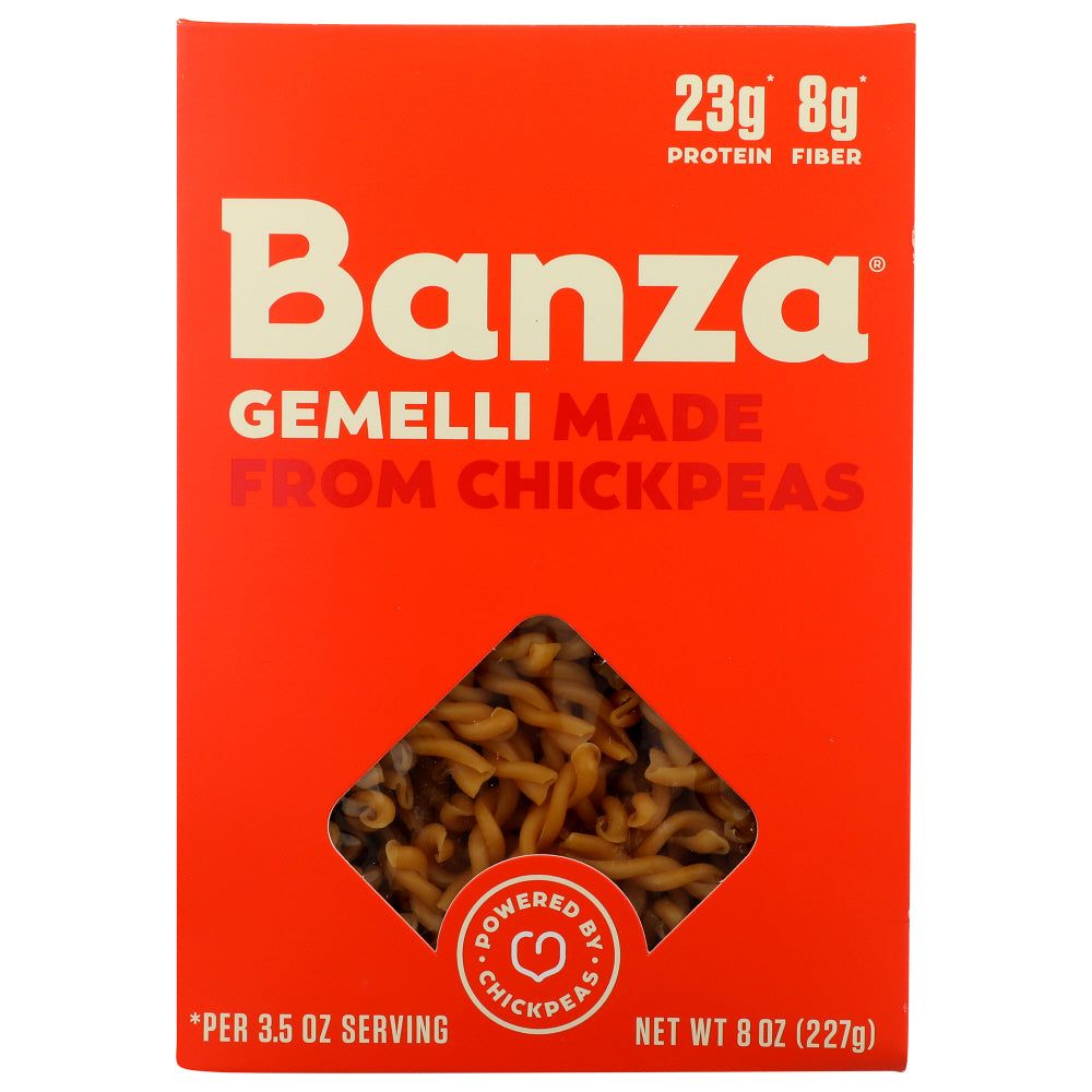 BANZA: Pasta Chickpea Gemelli, 8 oz - #tag1# - #tag2#