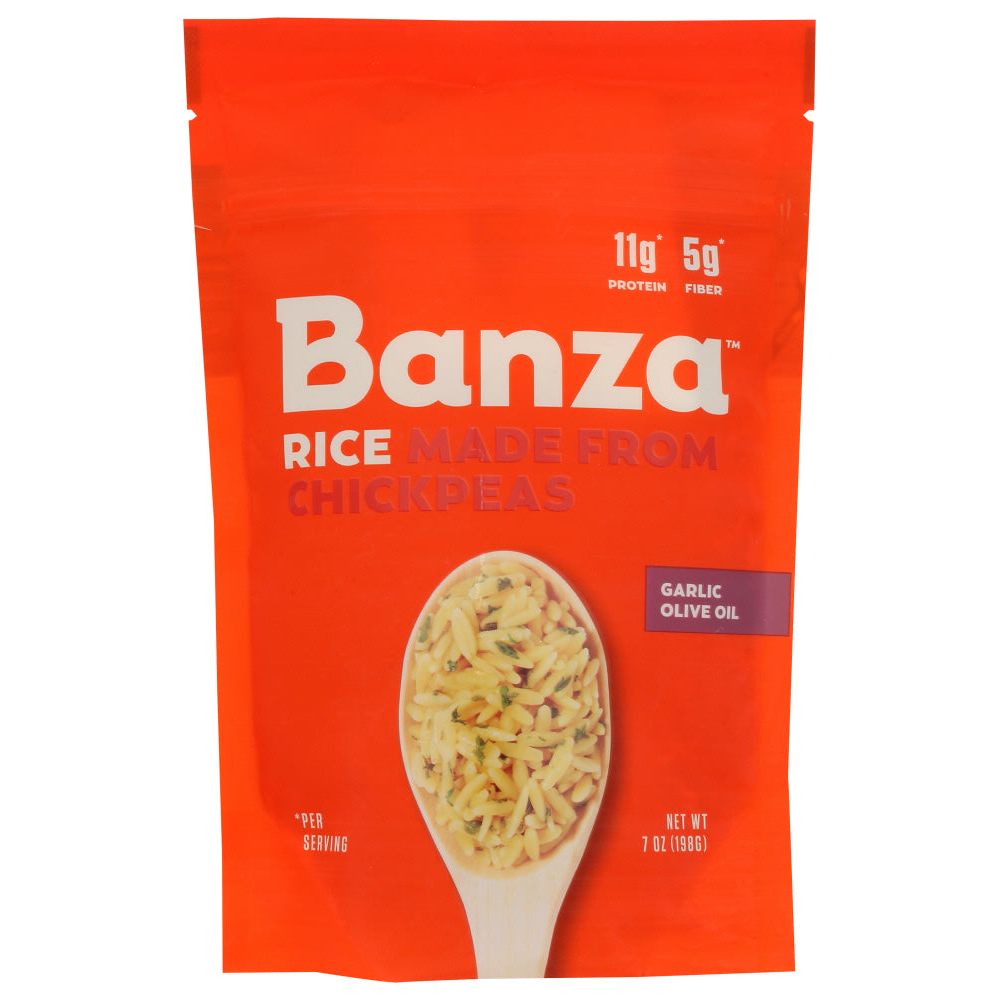 BANZA: Rice Chickpea Grlc Olive, 7 oz - #tag1# - #tag2#