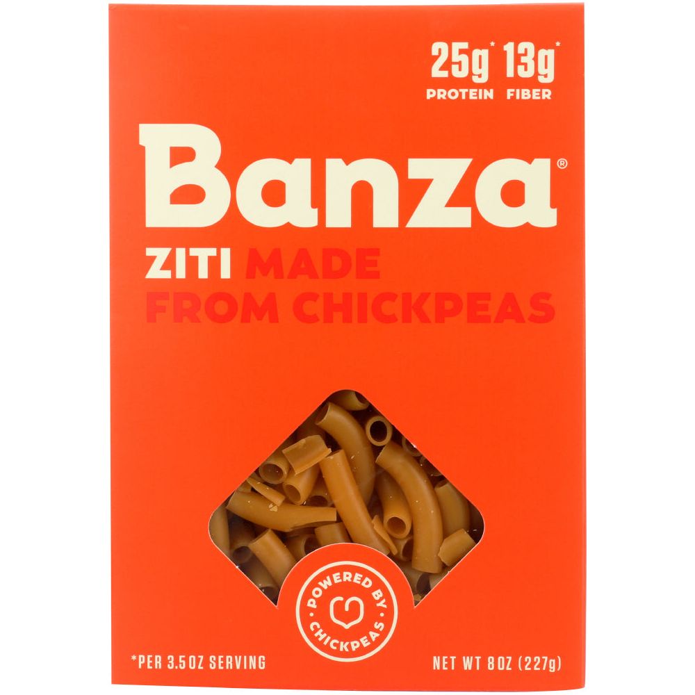 BANZA: Ziti Chickpea Pasta, 8 oz - #tag1# - #tag2#