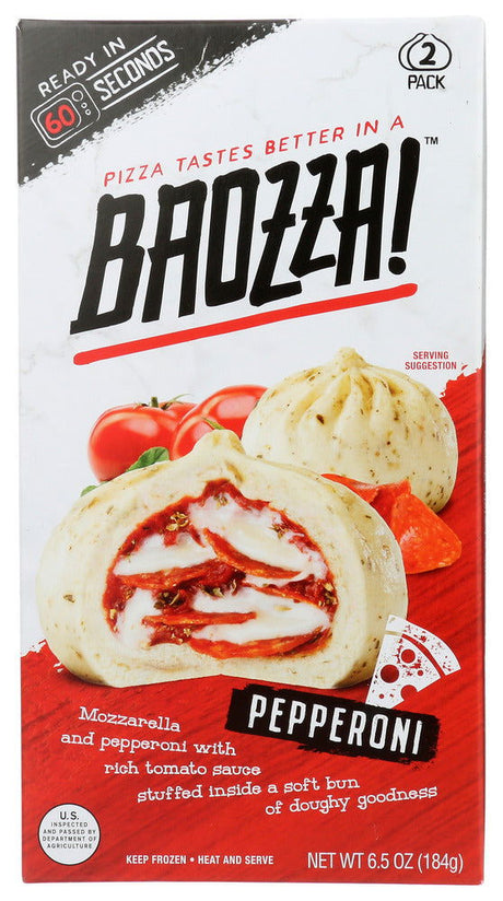 BAOZZA: Pepperoni Pizza, 6.5 oz - #tag1# - #tag2#