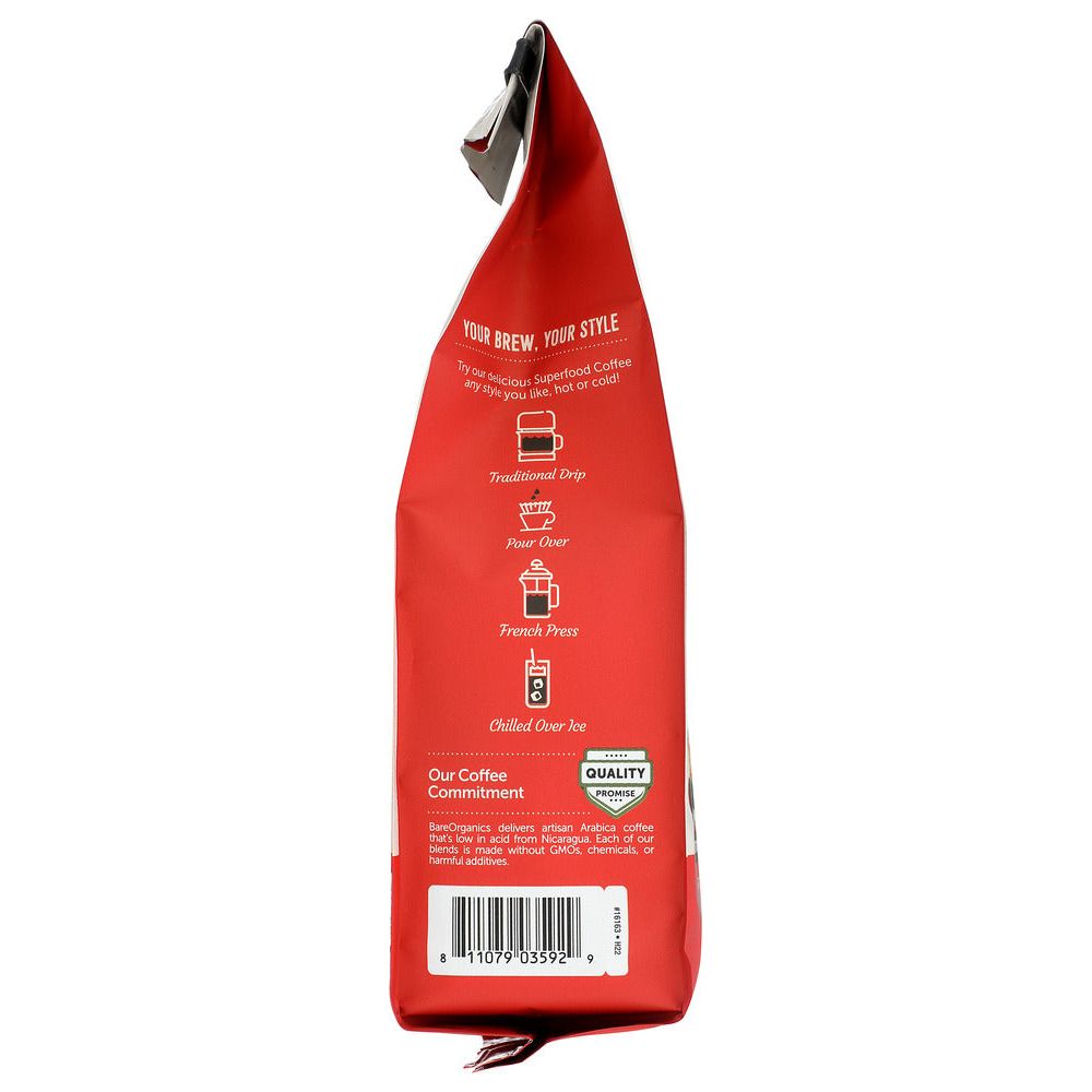 BAREORGANICS: Coffee Ground Cardio, 10 OZ - #tag1# - #tag2#