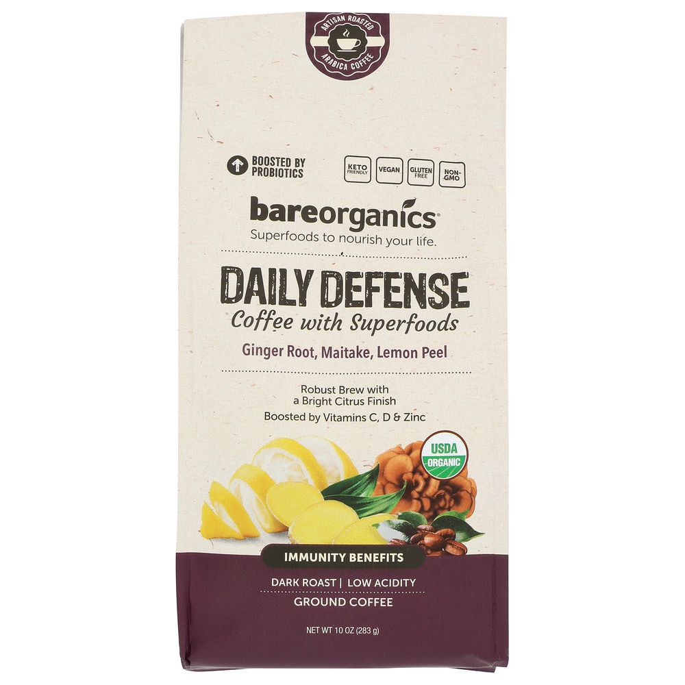 BAREORGANICS: Coffee Ground Daily Dfns, 10 OZ - #tag1# - #tag2#