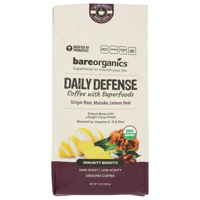 BAREORGANICS: Coffee Ground Daily Dfns, 10 OZ - #tag1# - #tag2#