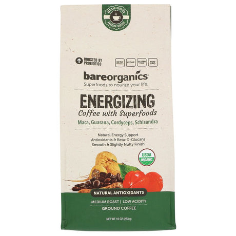 BAREORGANICS: Coffee Ground Superfoods, 10 OZ - #tag1# - #tag2#