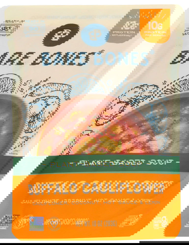 BARE BONES: Soup Buffalo Cauliflower, 10 oz - #tag1# - #tag2#