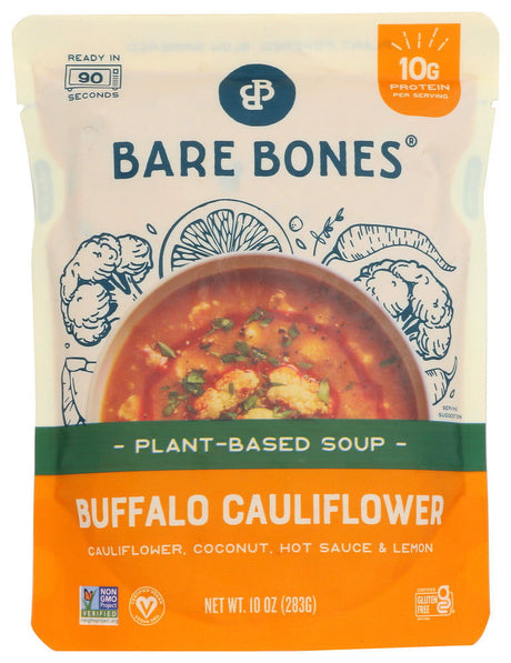 BARE BONES: Soup Buffalo Cauliflower, 10 oz - #tag1# - #tag2#