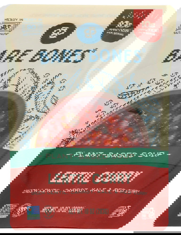 BARE BONES: Soup Curry Lentil Pb, 10 oz - #tag1# - #tag2#