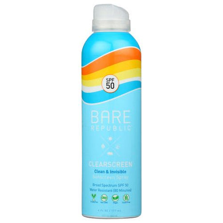 BARE REPUBLIC: Sunscreen Spray Spf 50, 6 OZ - #tag1# - #tag2#
